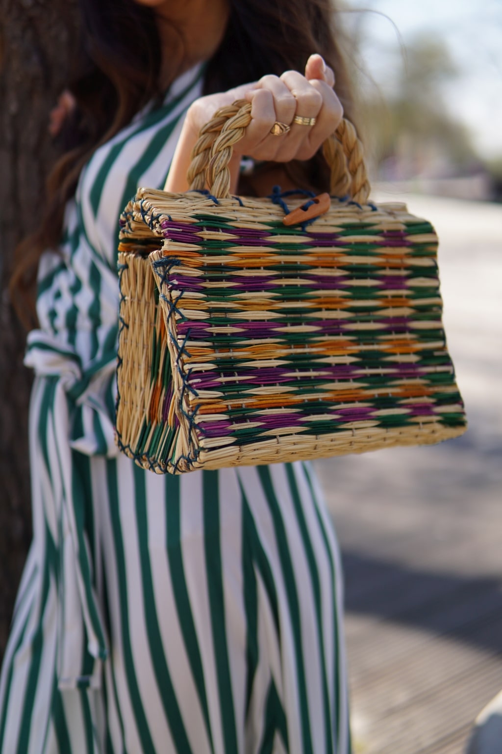 rattan-tasche